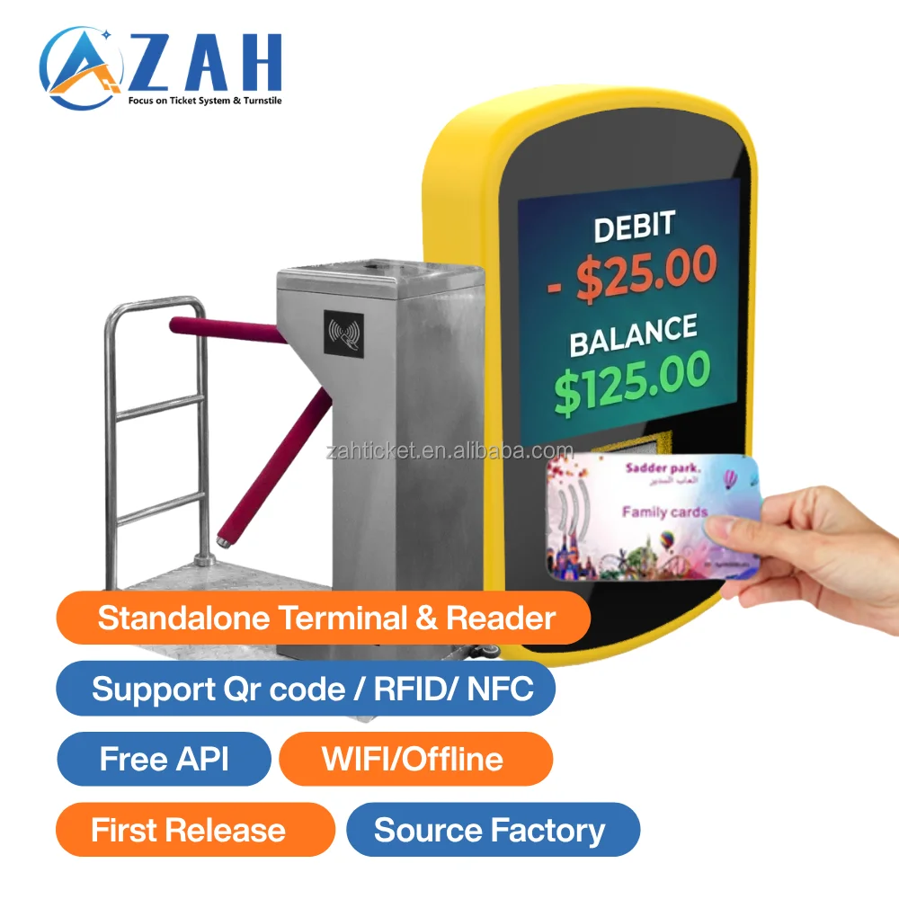 Biometric Qr Code And RFID Card Reader Waterproof Access Control System With Wiegand Output For Park Security