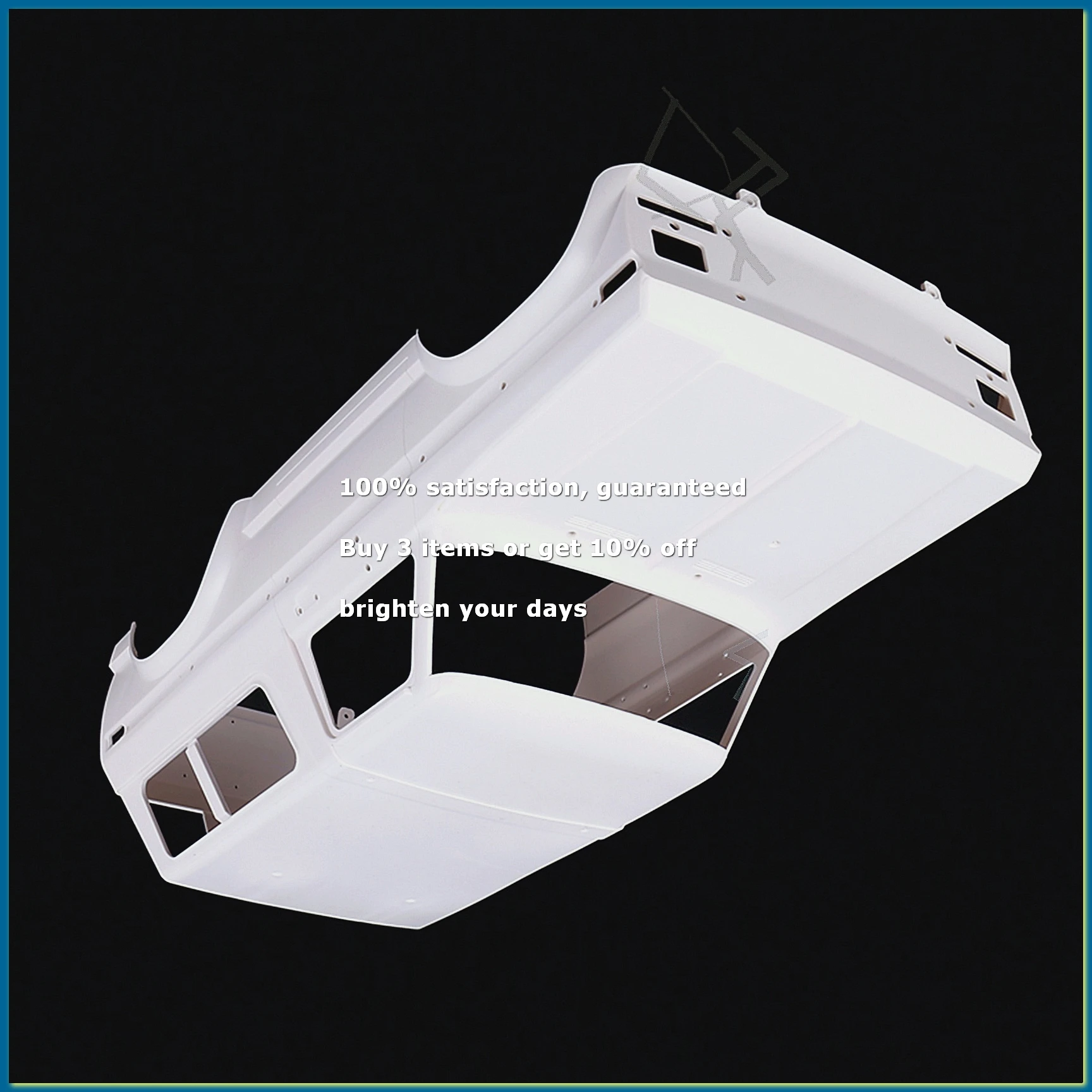 RC Crawler Car Parts Hard Plastic Body Car Shell 313mm Wheelbase Unassembled Kit for Axial SCX10 90046