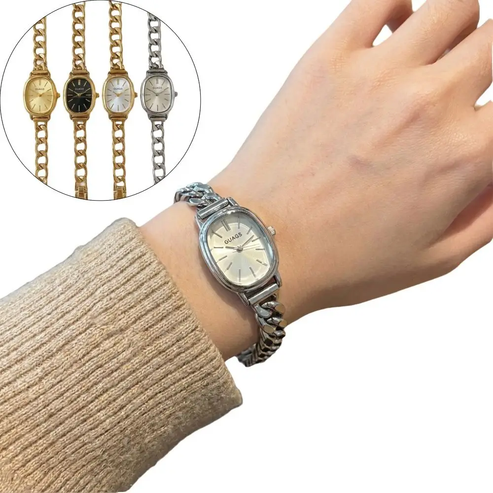 New Rhinestone Quartz Watches Diamond Studded Watch Strap with Adjustable Bracelet Square Shaped Watch Wrist Decoration Gift