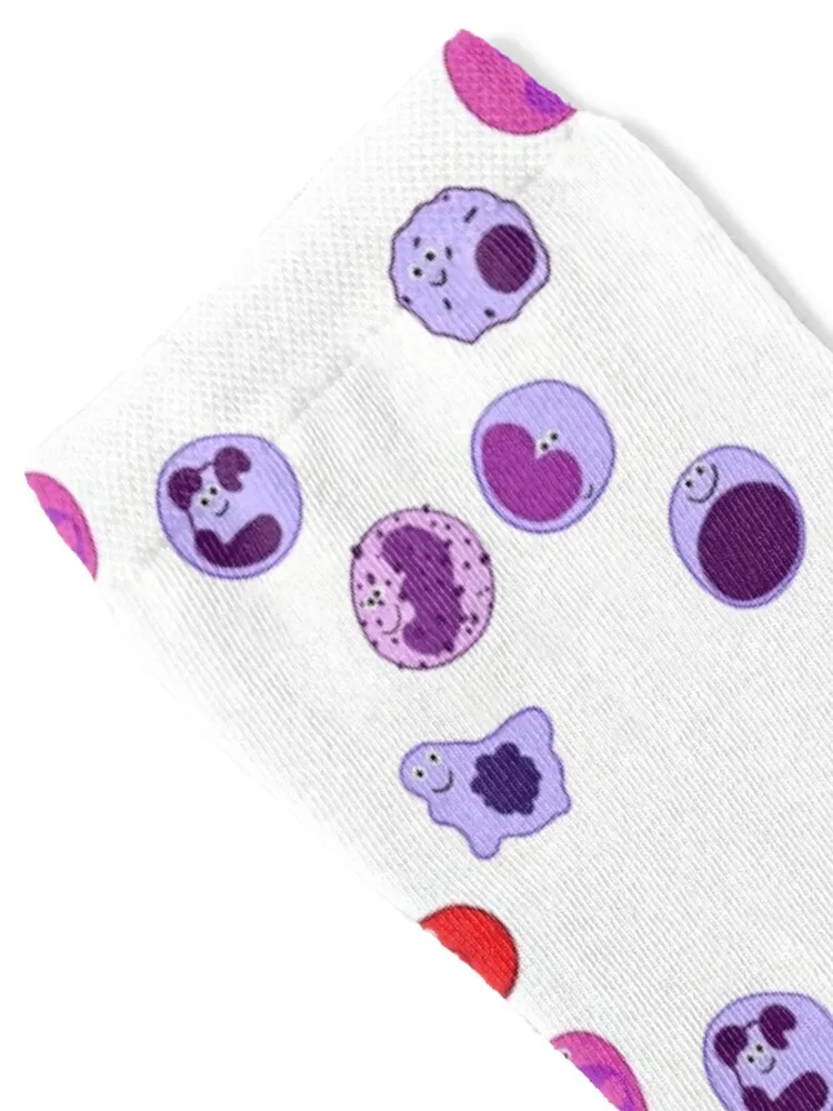 Smiley-Chaussettes de Compression Hip Hop pour Homme et Femme, Ensemble de Bas pour Cellules Sanguines