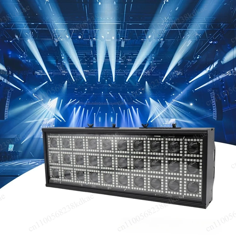 RGBW Pixel Matrix Light 30LED DMX512 9CH Strobe Projector IP20 CRI80