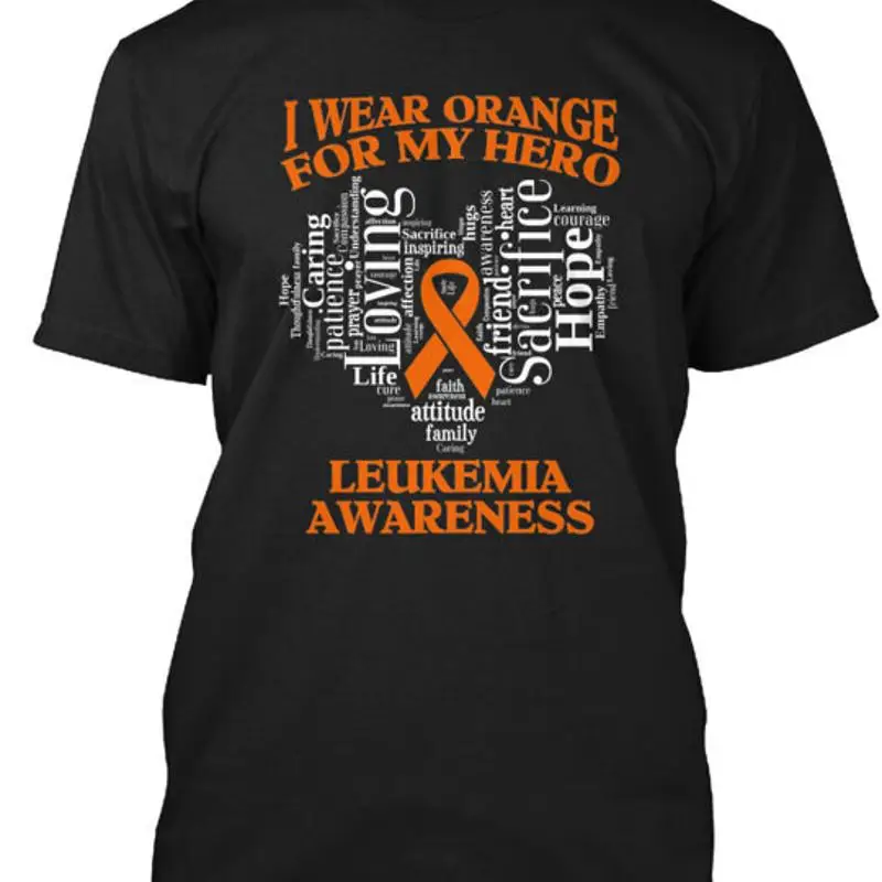 Raising Awarness For Leukemia T-Shirt Made in the USA Size S to 5XL