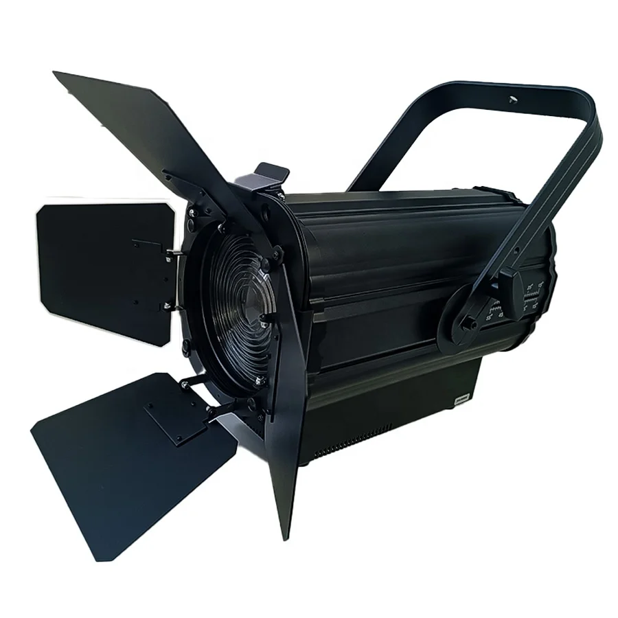 High Quality Tv Theater Dmx Studio Led Fresnel Spot Light 200w Rgbw Movie Lights Party Equipment