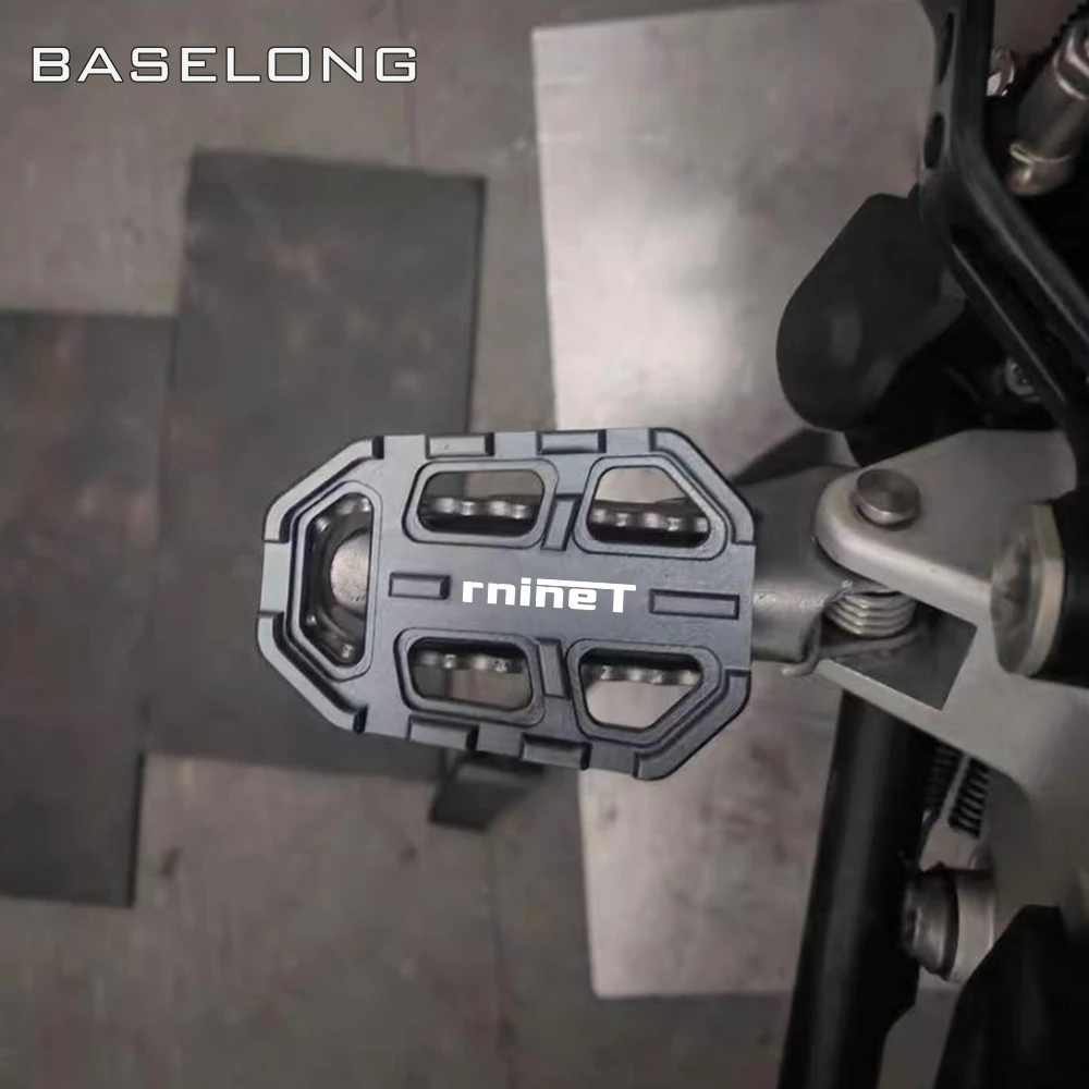 Motorcycles R NINE T RNINET R9T RnineT Urban GS Billet Wide Foot Pegs Pedals Rest Footpegs For BMW R Nine T Scrambler 2016-2019