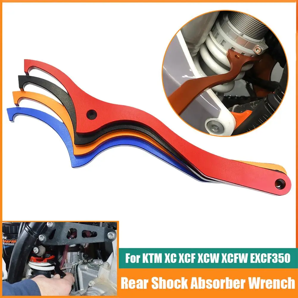 Motorcycle Rear Absorber Damping Shock Spanner Wp Adjustment Wrench Tool For Sx Sxf Xc Xcf Exc Excf 125-500 2016-2023 P8h7