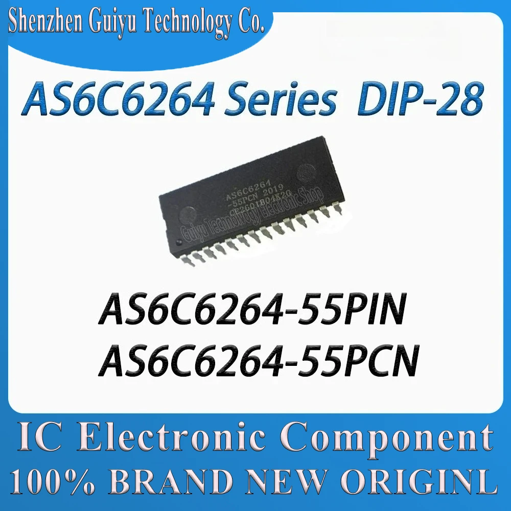 

AS6C6264-55PIN AS6C6264-55PCN AS6C6264 DIP-28 IC Chip