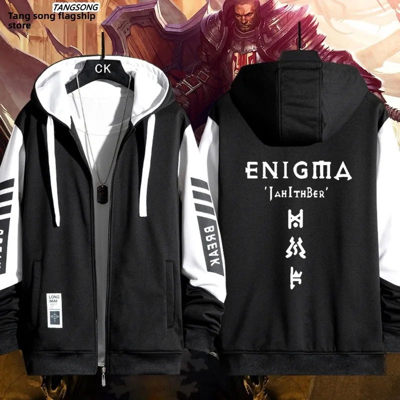 

Игра Crusade 2 Remastered: Мужская универсальная модная верхняя одежда с капюшоном, на молнии, из полиэстера, с длинными рукавами