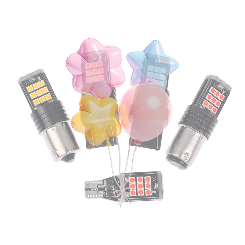 T20 1156 T15 3030 24SMD Led سيارة LED كشافات خلفية للسيارة بدوره مصباح إشارة الفرامل الذيل احتياطية الضوء الأحمر