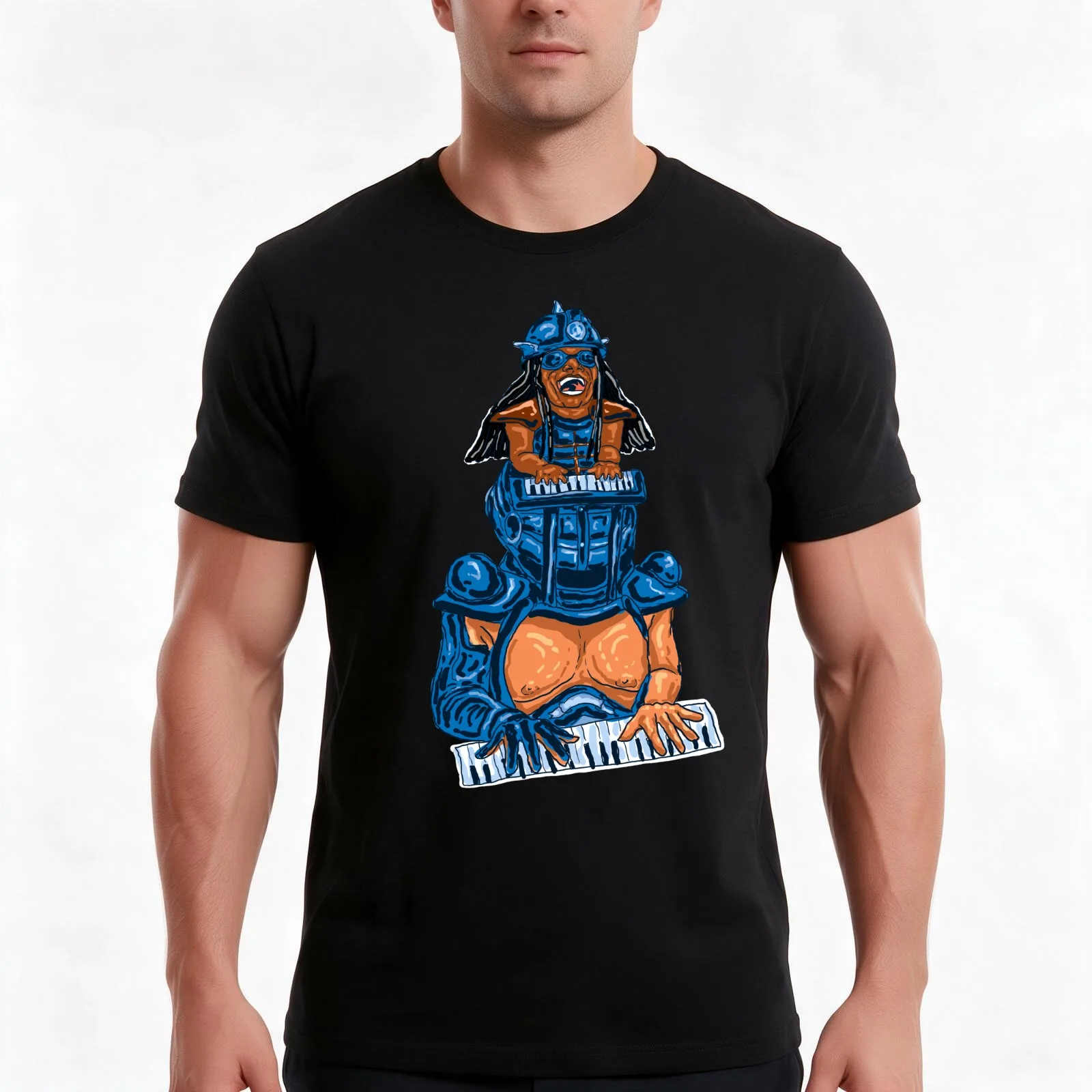MASTER BLASTER T-Shirt, Summer Casual Cotton Tee, Oversized Streetwear Tops, Vintage Graphic Print, Loose Fit Short Sleeve