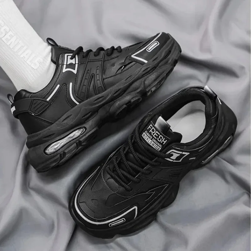 

Мужская повседневная спортивная обувь с плоской подошвой, низким верхом и круглой головкой, простой дизайн, цветной ремень, большие уличные кроссовки