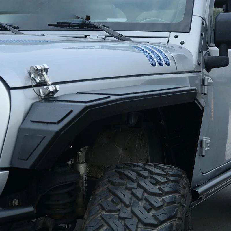 Steel Flares 2007+ Off Road Wheel Trims Exterior Modification Heavy Duty Durable Universal Sport Fit