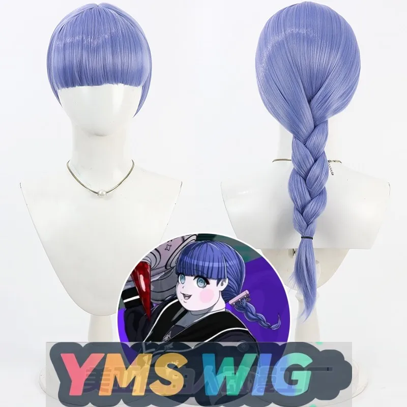 

[YMS WIG] Сто дней, война, траурный белый мо-кос парик, Академия окончательной обороны, синяя одинарная коса, кожа головы