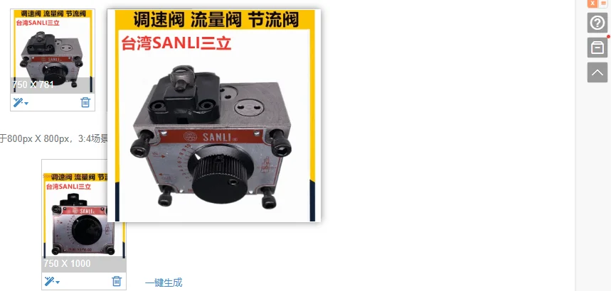 SANLI Xinsanli stroke speed control valve FYC-G02 FYC-G03 - 4 FYC-G03-2-01 - NO NC