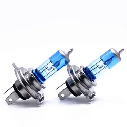 Car halogen bulb H4 H7 H11 cool blue 12V high low beam 55W fog lamp H8 H9 H10 HB3 HB4 HIR2 9005 9006 headlight 5000K