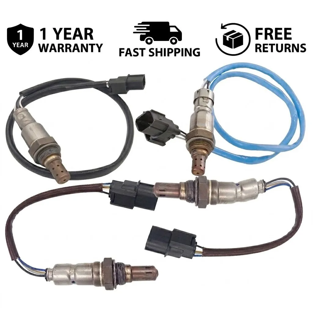 

Front Rear O2 Oxygen Sensor 4Pcs Kit For 2012-2015 Honda Pilot 2012-2014 Ridgeline 3.5L V6 Upstream Downstream