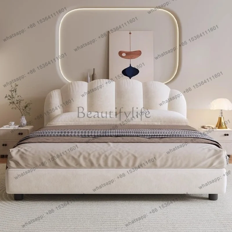 FG Princess Girls Massage Bed Full Double European Simple Massage Bed Bedroom Human Dog Castle Letto Matrimoniale Trendy Furnitu