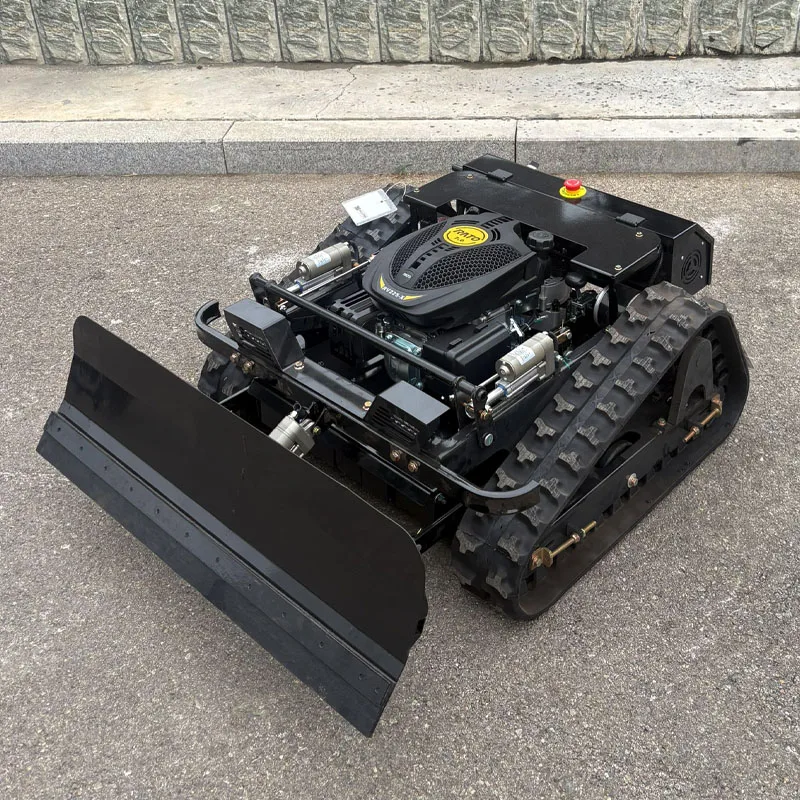 Factory direct sales of low-priced small tracked remote-controlled lawnmowers, automatic lawnmower robots for farms.