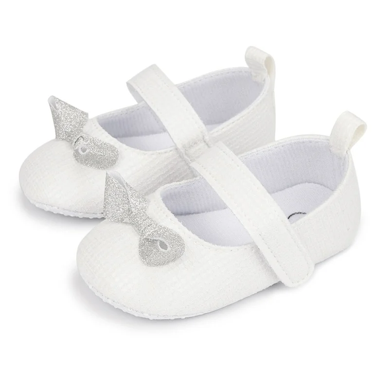 Zapatos de bebé para niña, zapatos antideslizantes de encaje suave Multicolor, zapatos de princesa para primeros pasos, zapatos para cuna infantil