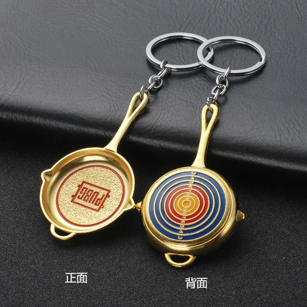 Fashion Trend Game Peripherals PUBG Role-playing Clothing Keychain Trend Pan Weapon Model Keychain Party Popular Accessories