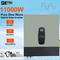 DATOUBOSS On Off Grid Hybrid Solar Inverter Dual MPPT 11KW 48V PV Max 500VDC 150A MPPT Solar Charge Controller