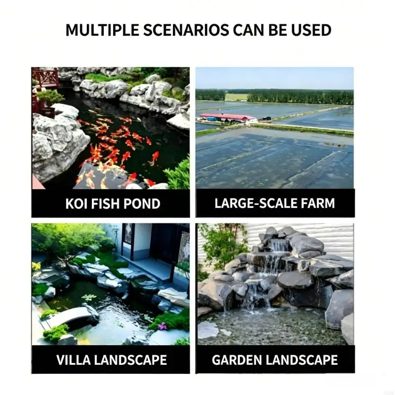 Round Oxygen Diffuser for Fish Pond Maintenance with Hose Fit 55KF