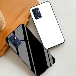 Tempered Glass Case for Oppo Find X5 Lite Reno5 5G Reno 7 8 Lite Cover Realme9 4G Hard Case Realme 9 Pro Plus Phone Case Bumper