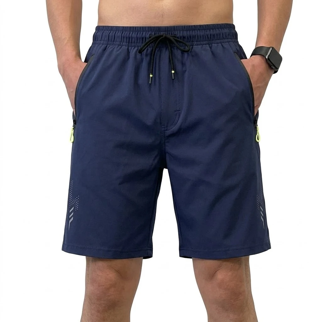 Summer Gym Short Pants Beach Hawaiian Pants Pocket Beach Lightweight Pants for Man Loose Work Pants Men's Swimsuit Shorts Men