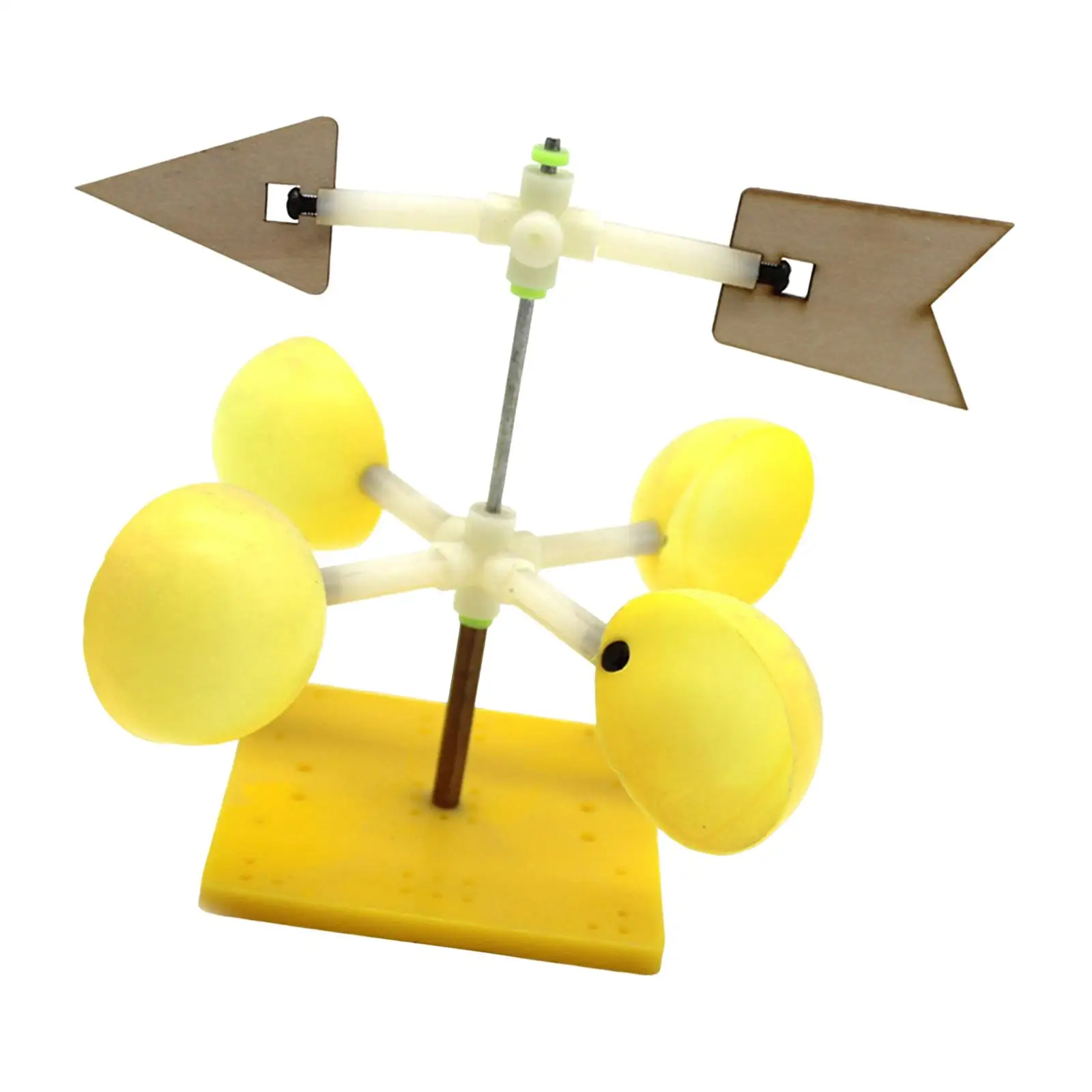 Weather Vane Kit Functional DIY Wooden Building Kit Wind Indicator for Classroom