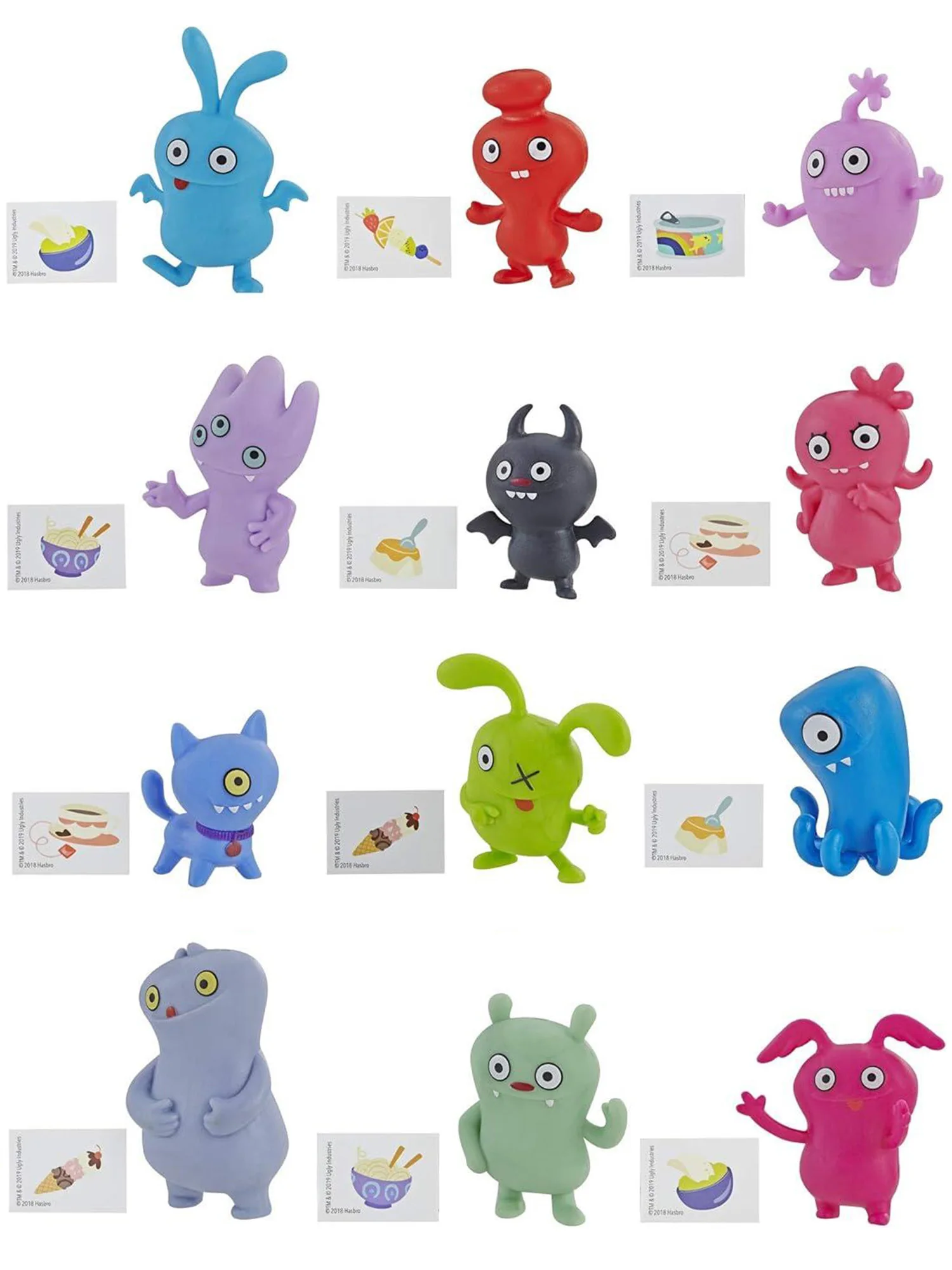 Blind Bag, Uglydolls Lotsa Ugly Mini Figures Series 1, 4 Accessories