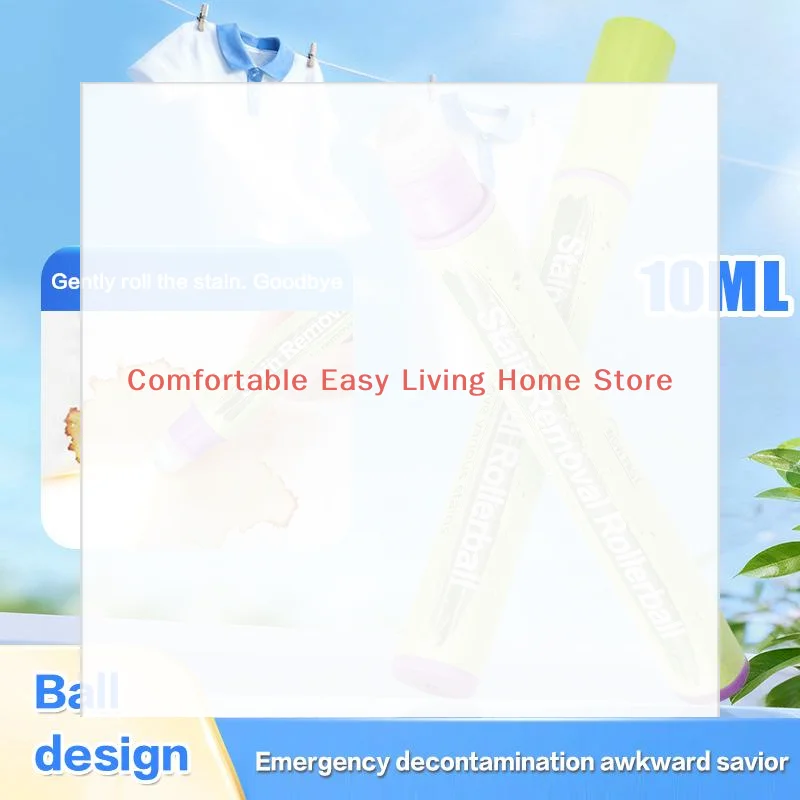 10ml Portable No Wash Stain Remover Pens Portable Cleaning Brushes Clothes Instant Stain Remover Pens For Clothes And Fabric