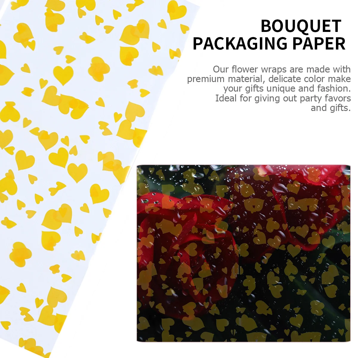 

Flower Wrapping Grade Party Favors Wrappers Plastic Water Proof Bouquet for