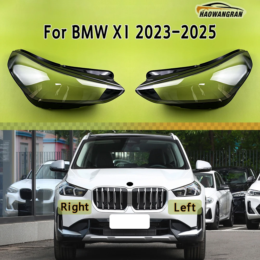 

Car Front Headlamp Cover Transparent Headlight Shell Lens Replace Original Lampshade Plexiglass For BMW X1 2023 2024 2025