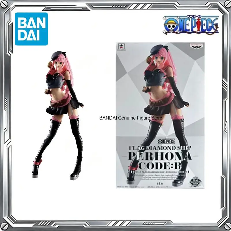 BANDAI Original Flag Diamond Ship One Piece Anime Boa Hancock Nami Robin Reiju Vivi Action Figure Toys Boys Girls Gift Model