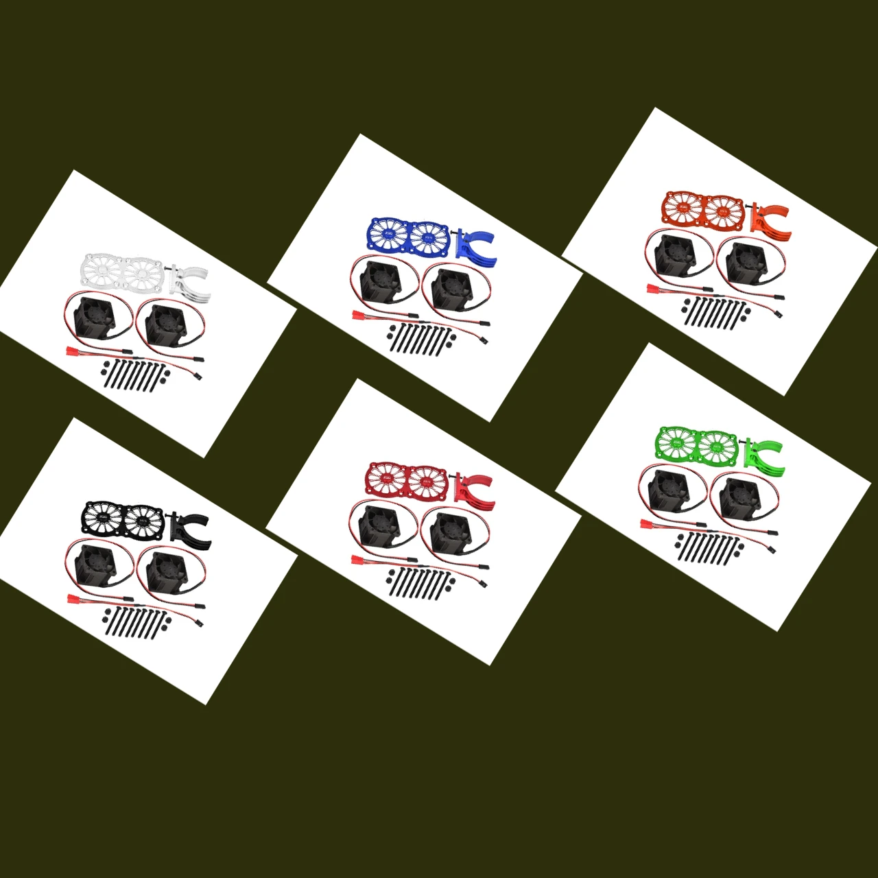 

GPM Aluminum 7075 Motor Heatsink &Dual Cooling Fan&Adjust Mount Kraton Outcast 8S EXB ARA390295