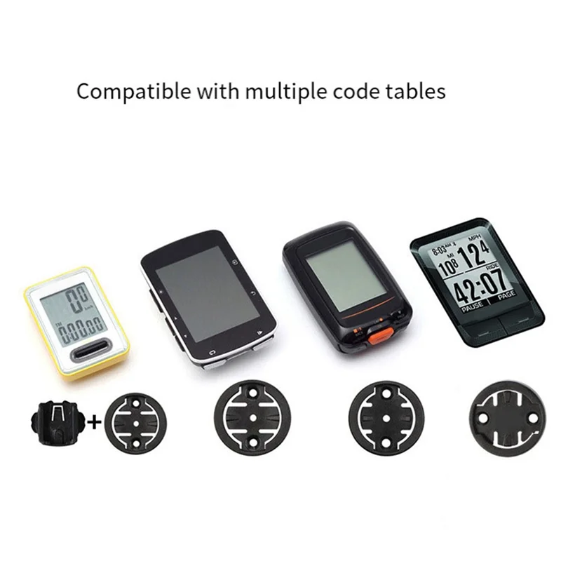 

AEB0-GUB Bike Stem Top Cap Mount Holder With 4 Adapters Lightweight Adjustable For Wahoo Bryton