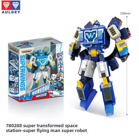 Auldey Officiella Super Wings Transforming Robot Toys - Super Command Center Scene Playset | Present till pojkar och flickor på födelsedag 10 best sales Ali-leksaker - №4