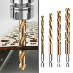 1.5-13mm HSS M35 코발트 코팅 트위스트 드릴 비트 목재/금속 구멍 커터 원형 생크 건 드릴 비트