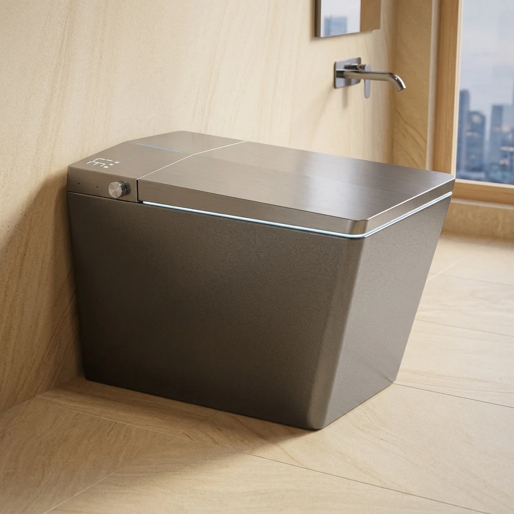 xx-Floor  Intelligent Toilet Automatic Operation Flush Bon Cau Thong Minh Auto Open Sensor One Piece Smart Home Products^