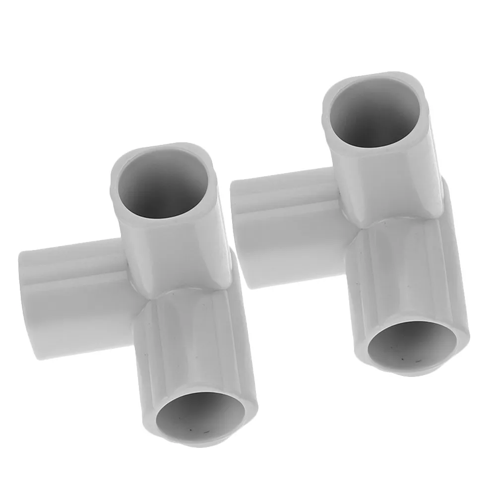 2pcs Plastic Pipe Connectors For Baby Playpen Easy Install Indoor Outdoor Safety Fencing Detachable Multi-Functional Joint