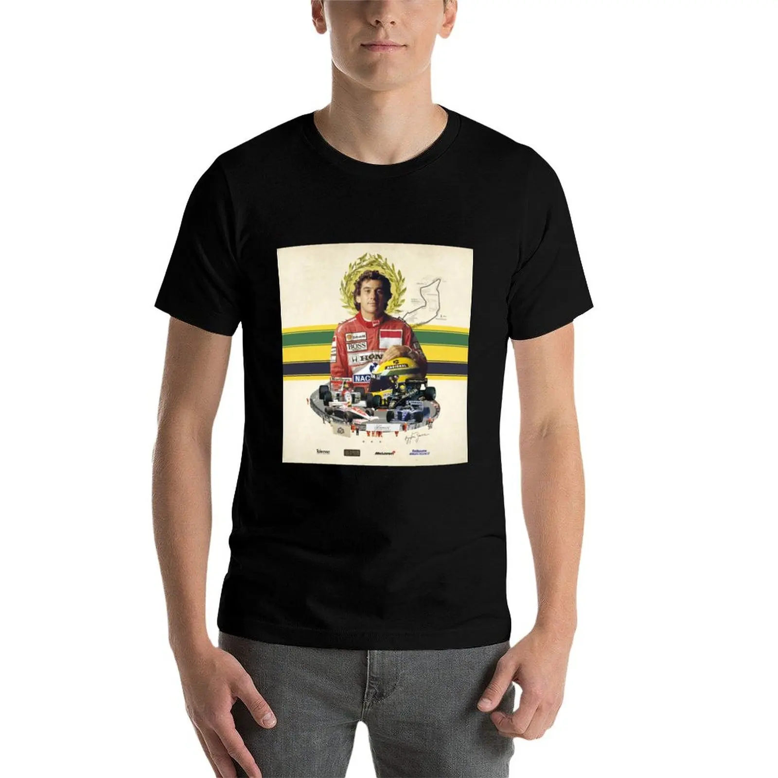 Legends Series - Senna 2 T-Shirt quick-drying heavyweights oversizeds plus sizes men t shirts high quality