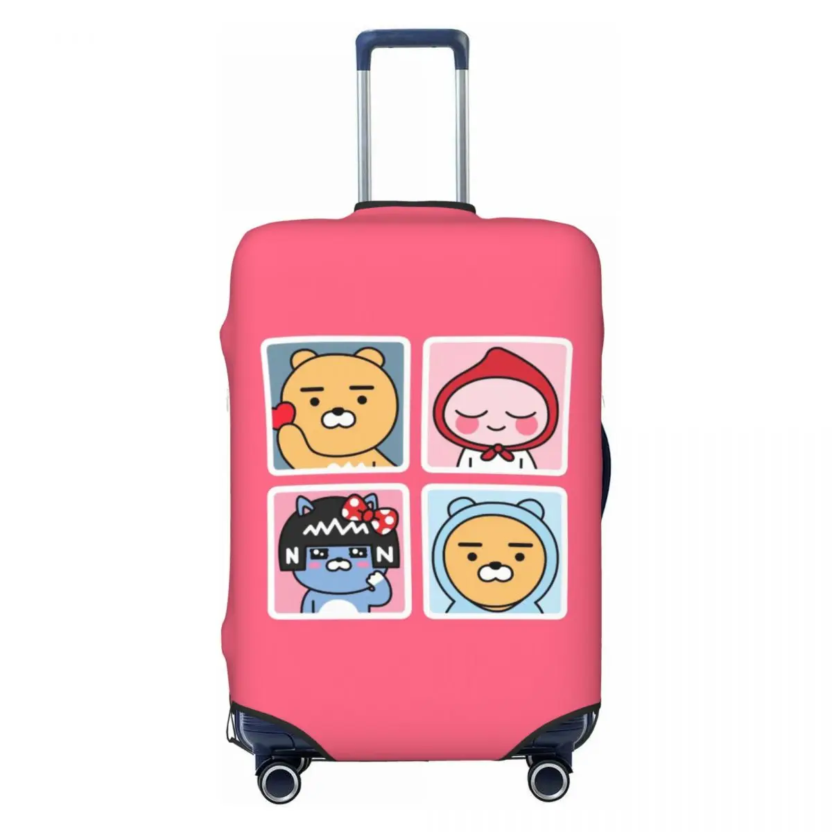 

Custom Custom K-Kakaoed Tube Apeach Neo Luggage Cover Protector Dust Proof Travel Suitcase Covers