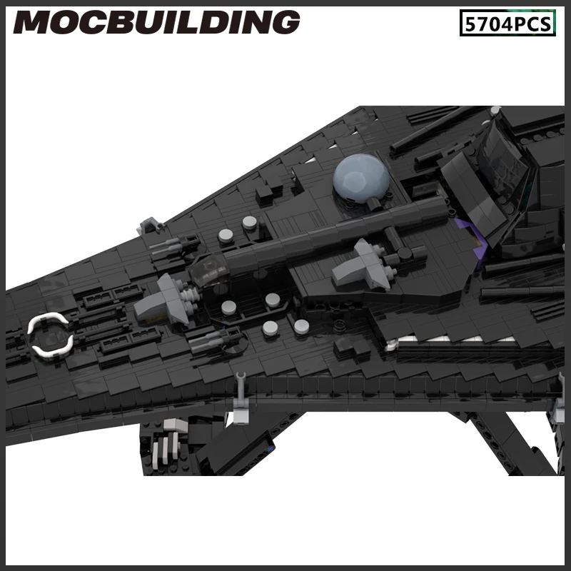 Spaceship The Model Star Ship MOC Building Blocks DIY Airship Bricks Assemble Toys Christmas Presents Collection Display Gifts