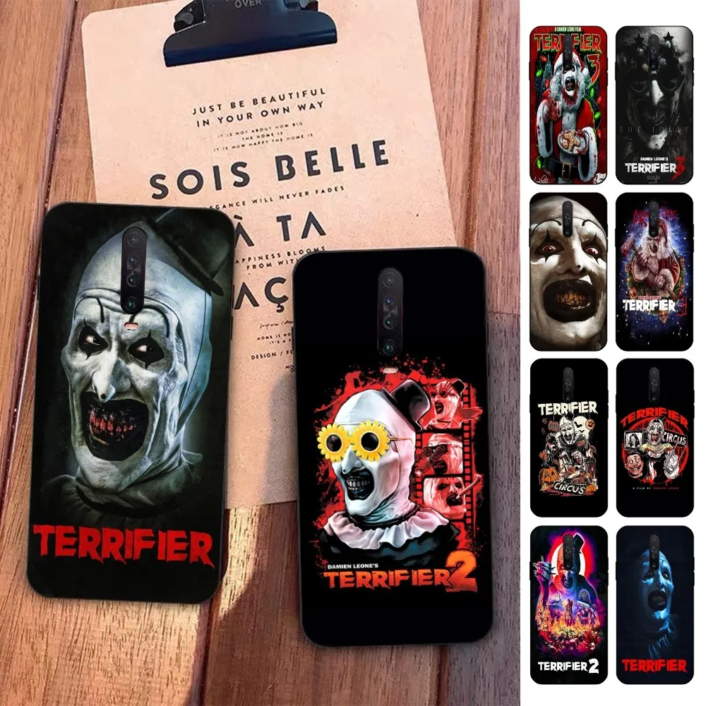 T-Terrifier Phone Case For Redmi 5 6 7 8 9 10 plus pro 6 7 8 9 A GO K20 K30 K40 pro plus F3 Fundas