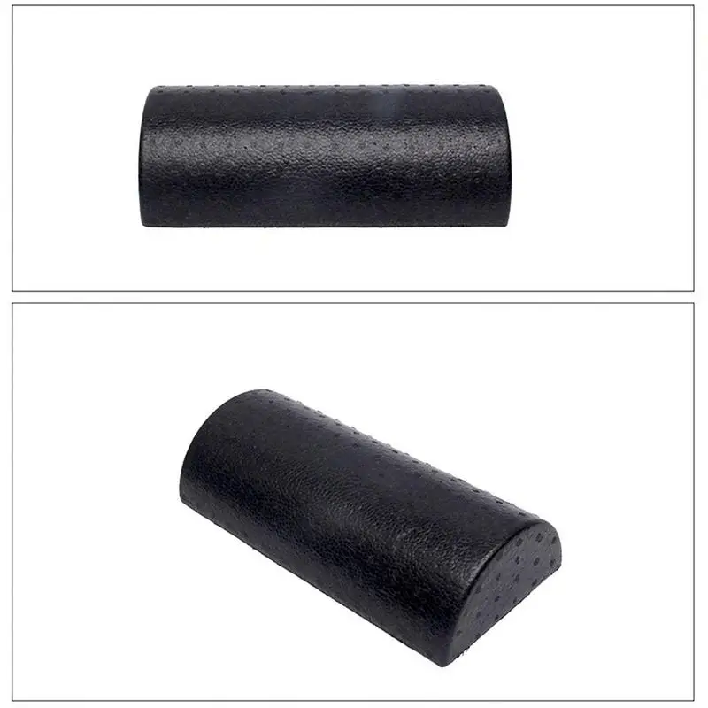 Half Round Yoga Column Roller Semi-circular Roller Fitness High Density Molded Half Foam Roller EVA Yoga Brick Block Cork