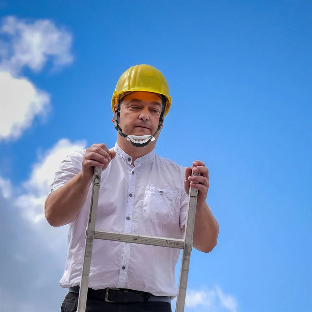 

6pcs Safety Chin Straps Adjustable Universal Hard Hat Bands For Construction Workers Head Protection Safety Cap