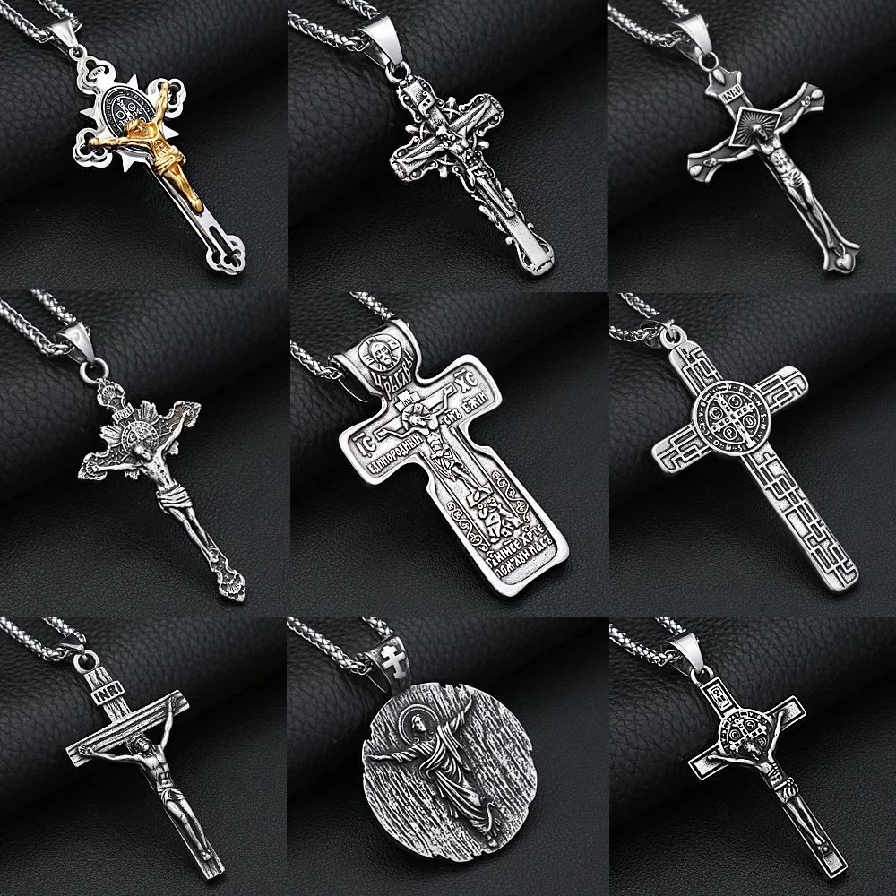 moda-punk-cruz-pingente-colar-de-aco-inoxidavel-jesus-colares-para-homem-unico-motociclista-amuleto-joias-presentes-dropshipping