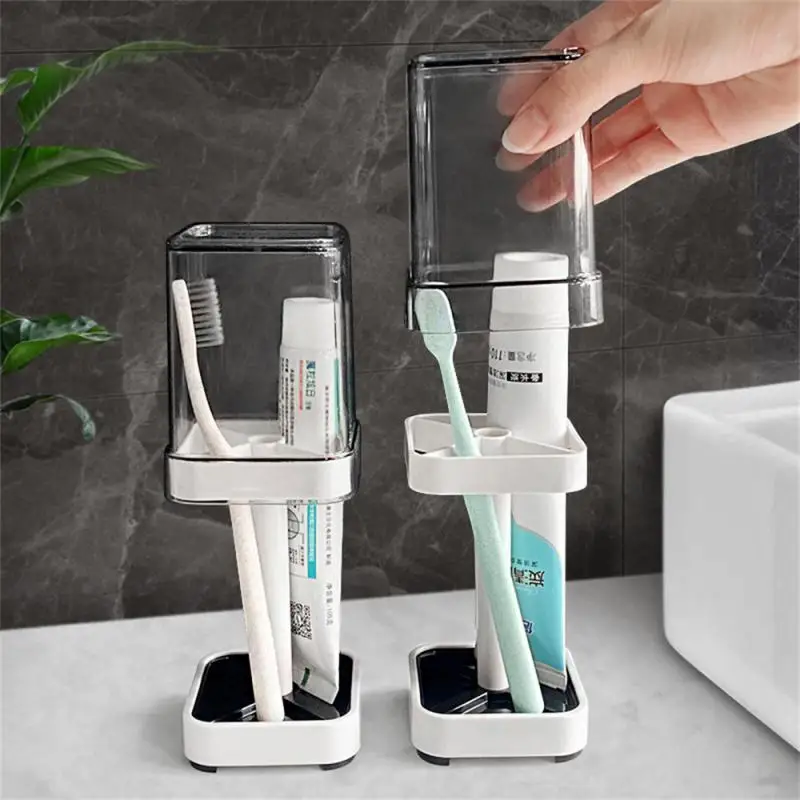 Cup Sanitary Dustproof Simple Customer Favorites Innovative Highly Recommended Toilet Countertop Accessories Toothbrush Holder