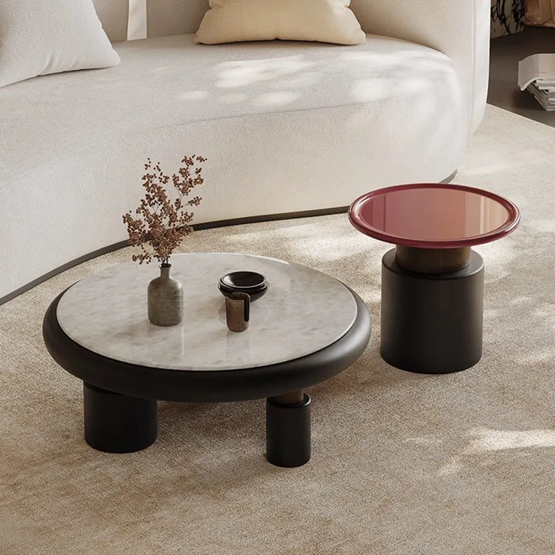 

Modern Decoration Coffee Table Nordic Living Room Aesthetic Bedroom Coffee Table Center Round Meubles Entrance Hall Furniture