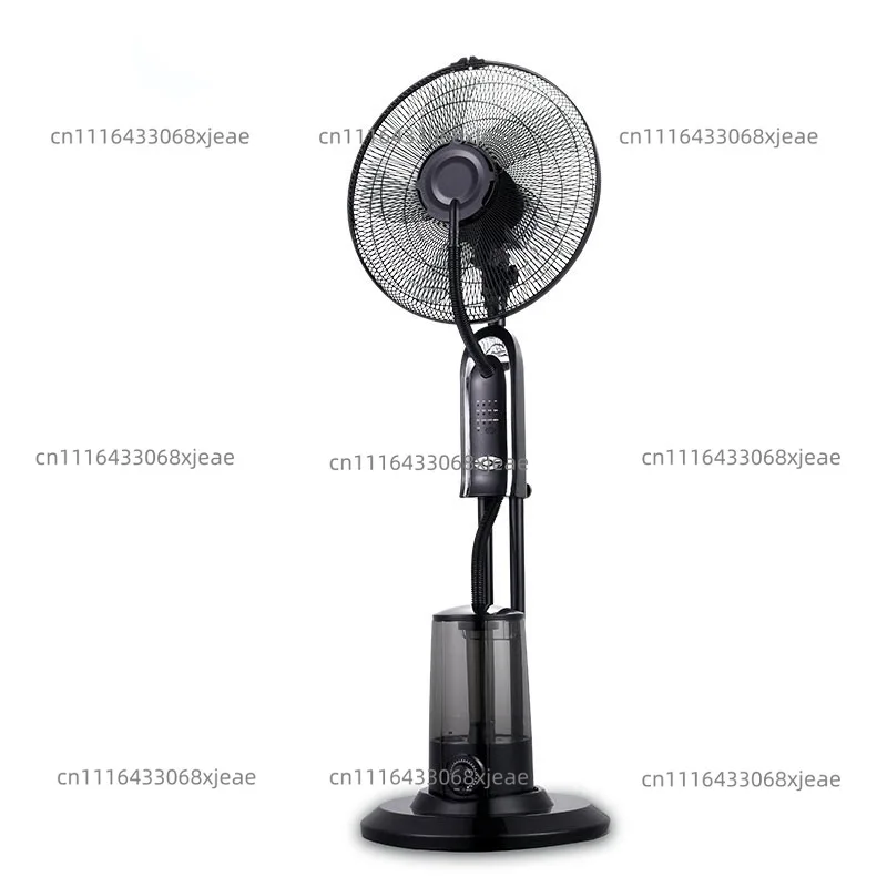 Round Base Misting Cooling Fan Portable Water Mist Air Cooler Quiet Evaporative Ventilation Fan For Home Office