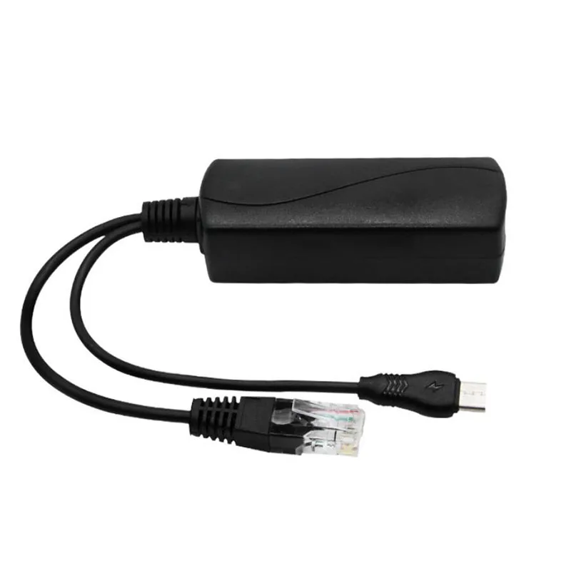 Répartiteur PoE USB Type-C vers Ethernet, 48V vers 5V, RJ45 femelle 44 ~ 57V, pour Raspberry Pi